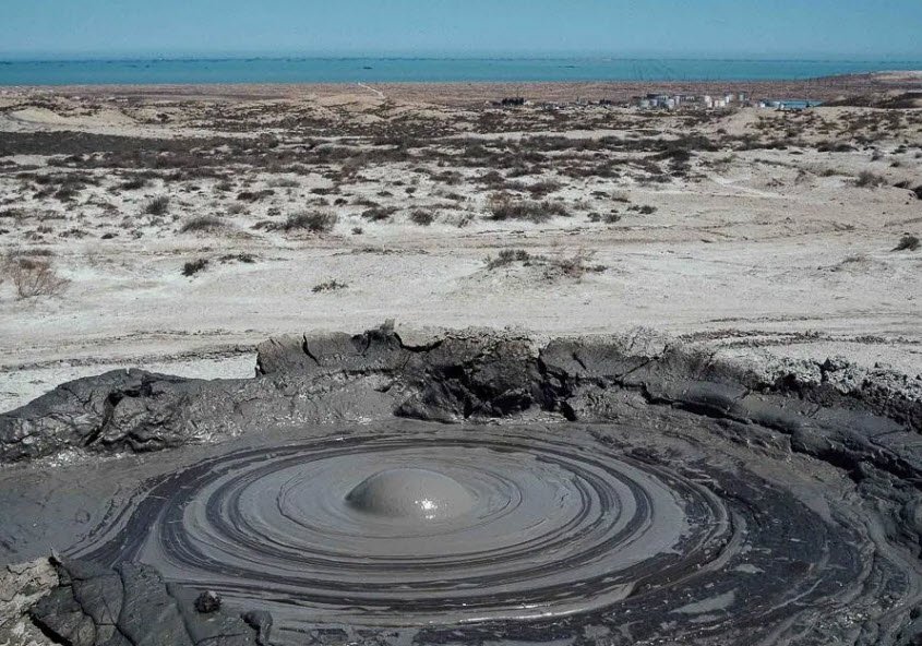 Mud Volcanoes of Gobustan, Gobustan Region, Azerbaijan